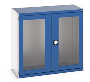 Cubio Empty Perspex Window Cupboard 1300mm x650mm x1.2m 40022021.**